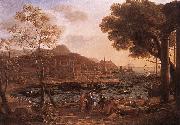 Claude Lorrain Harbour Scene with Grieving Heliades dfg china oil painting reproduction